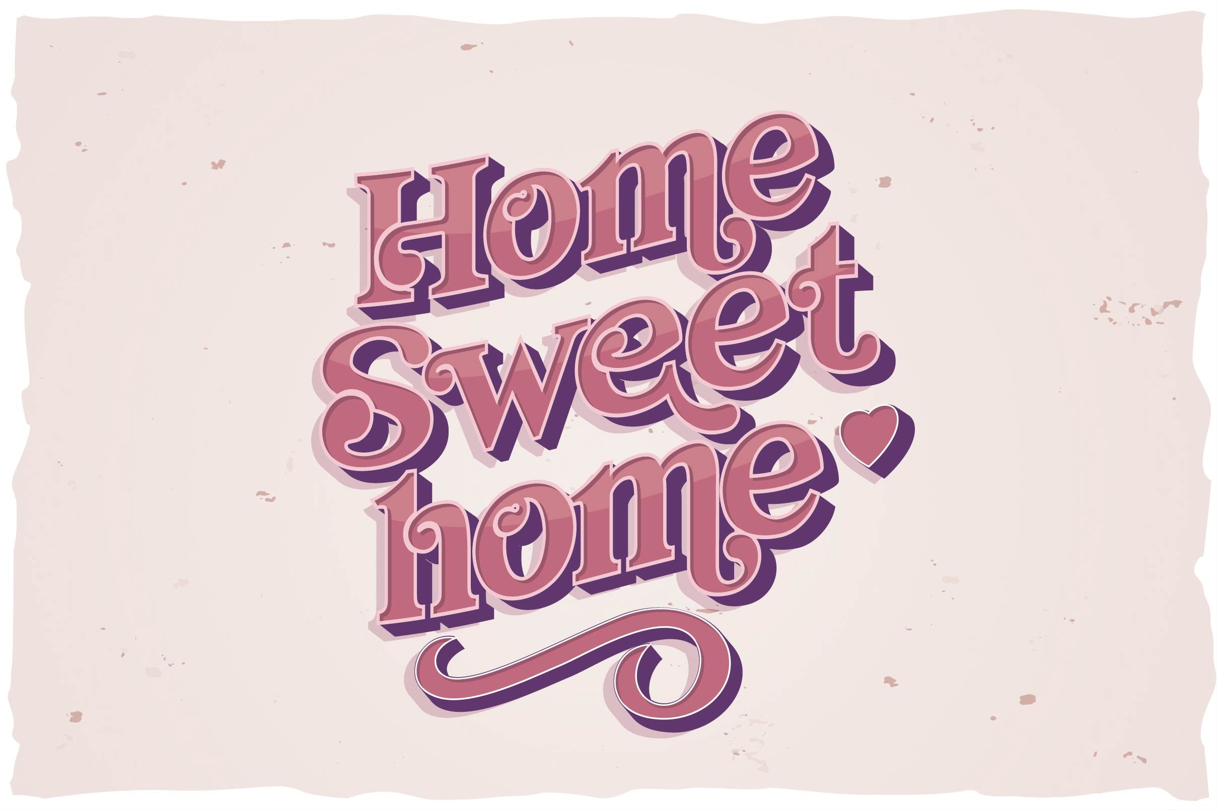 Example font Sweet Home #4